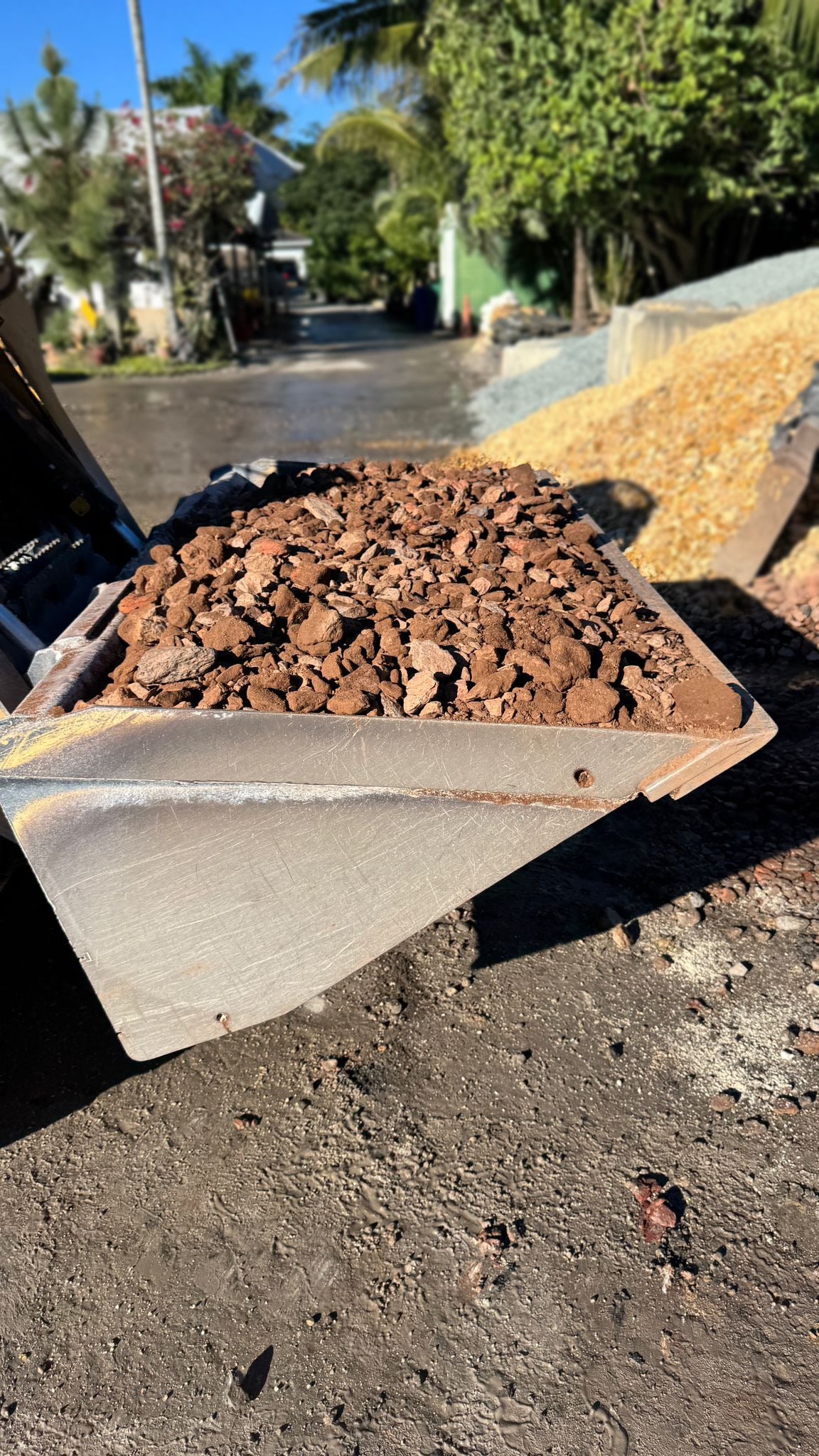 Bring warmth and visual interest to your outdoor space with Crimson Red Rock, a decorative ground cover that adds bold color and durable nature. Ideal for gardens, pathways, and as a mulch alternative, these durable rock chips offer a unique and attractive look with minimal maintenance.