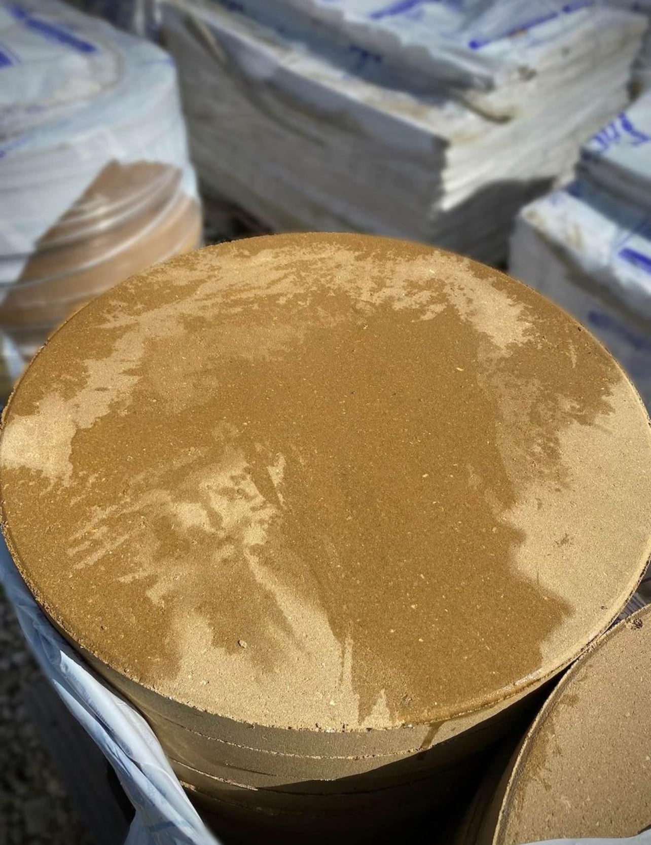 These pavers, with their warm, natural tones, add a touch of elegance and charm to any landscaping project. Perfect for patios, walkways, driveways, and garden paths, their round shape offers unique design possibilities. Made from durable sandstone, these pavers are built to withstand the elements and provide long-lasting beauty. Easy to install and maintain, Round Sandstone Pavers are the ideal choice for creating a stunning and natural-looking outdoor environment.