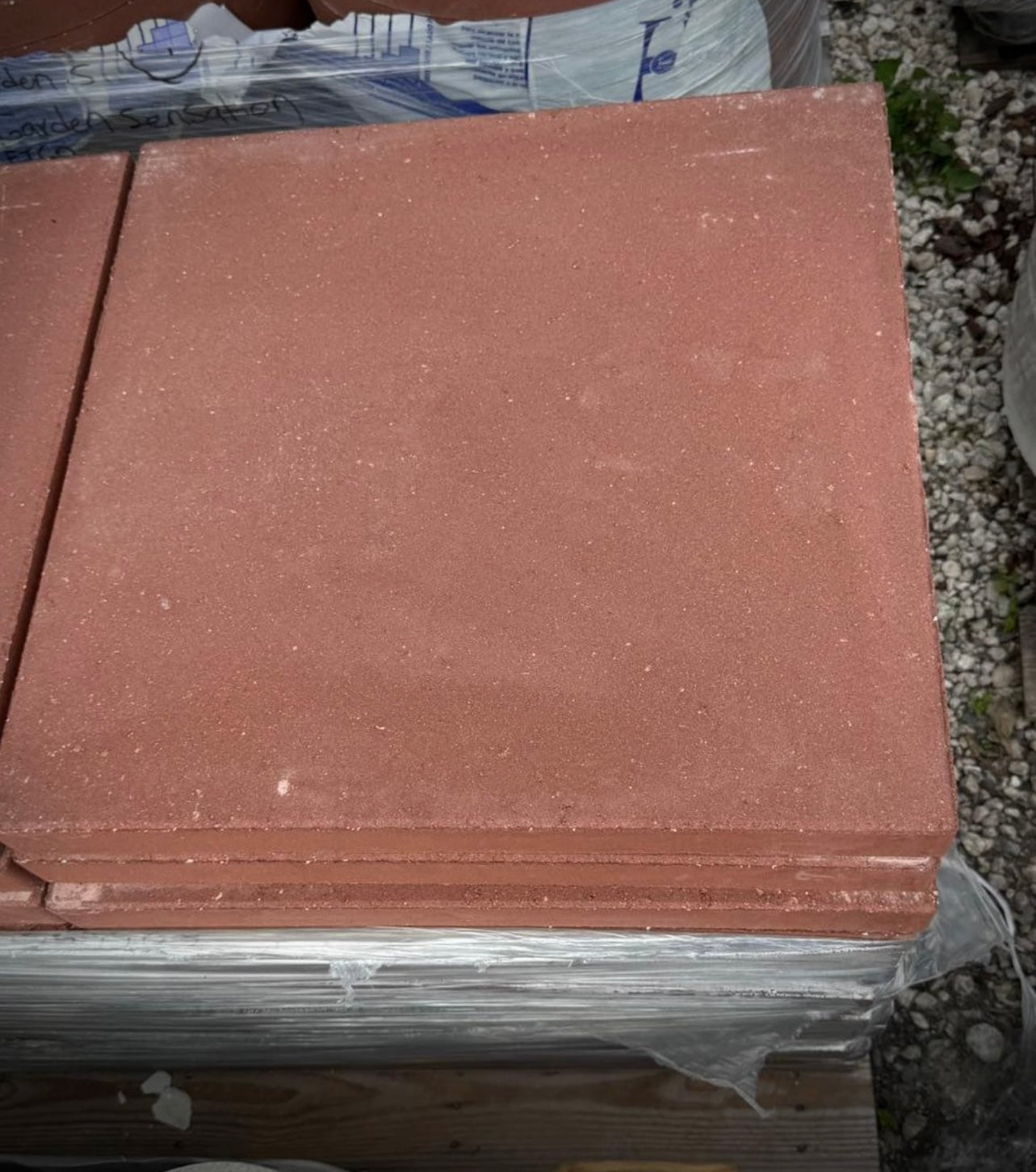 Square Red Paver