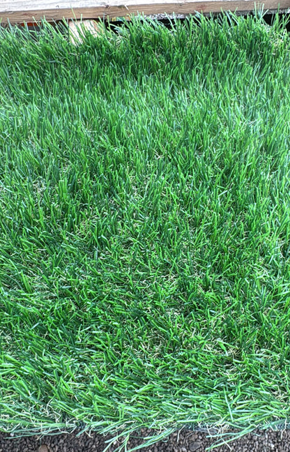 Perfect for lawns, gardens, playgrounds, and sports fields, it offers a durable and low-maintenance solution that remains beautiful and lush all year round. Its soft, resilient fibers ensure comfort underfoot while being pet-friendly and weather-resistant.  

Pile height of 1.57 inches. 