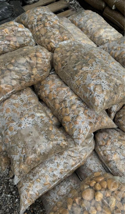 These smooth, rounded stones are ideal for garden beds, walkways, patios, and as decorative accents around ponds or fountains. Perfect for erosion control and drainage areas, Brown River Rock is durable, low-maintenance, and versatile, giving any landscape design a polished, natural look.