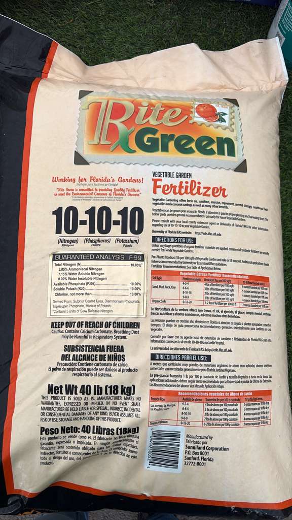 Vegetable Fertilizer