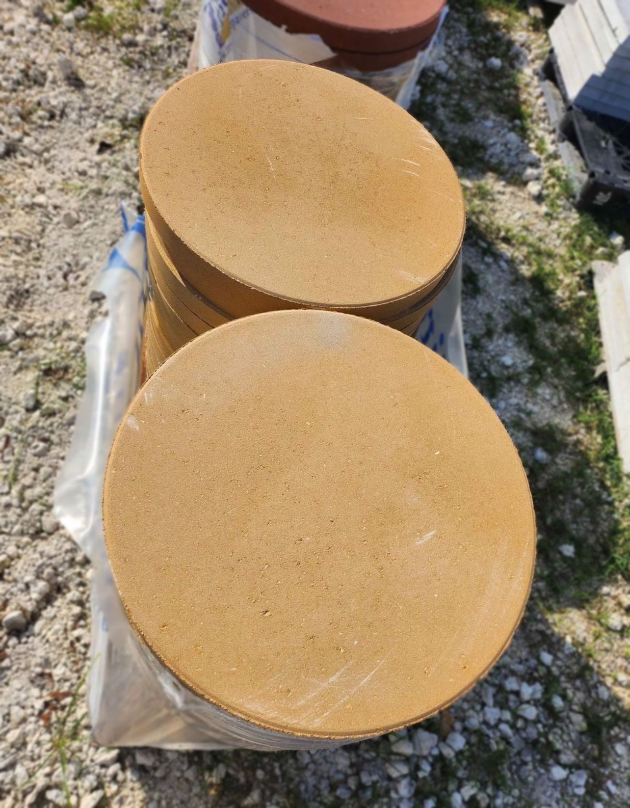 These pavers, with their warm, natural tones, add a touch of elegance and charm to any landscaping project. Perfect for patios, walkways, driveways, and garden paths, their round shape offers unique design possibilities. Made from durable sandstone, these pavers are built to withstand the elements and provide long-lasting beauty. Easy to install and maintain, Round Sandstone Pavers are the ideal choice for creating a stunning and natural-looking outdoor environment.